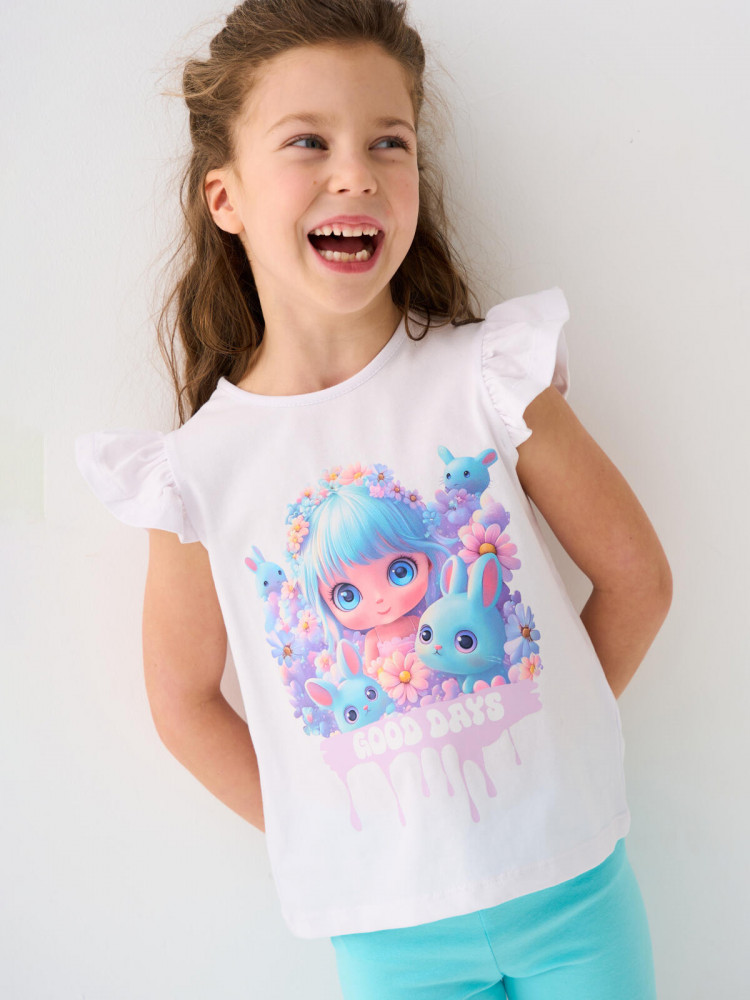 Футболка для девочек | Digital Universe | PlayToday