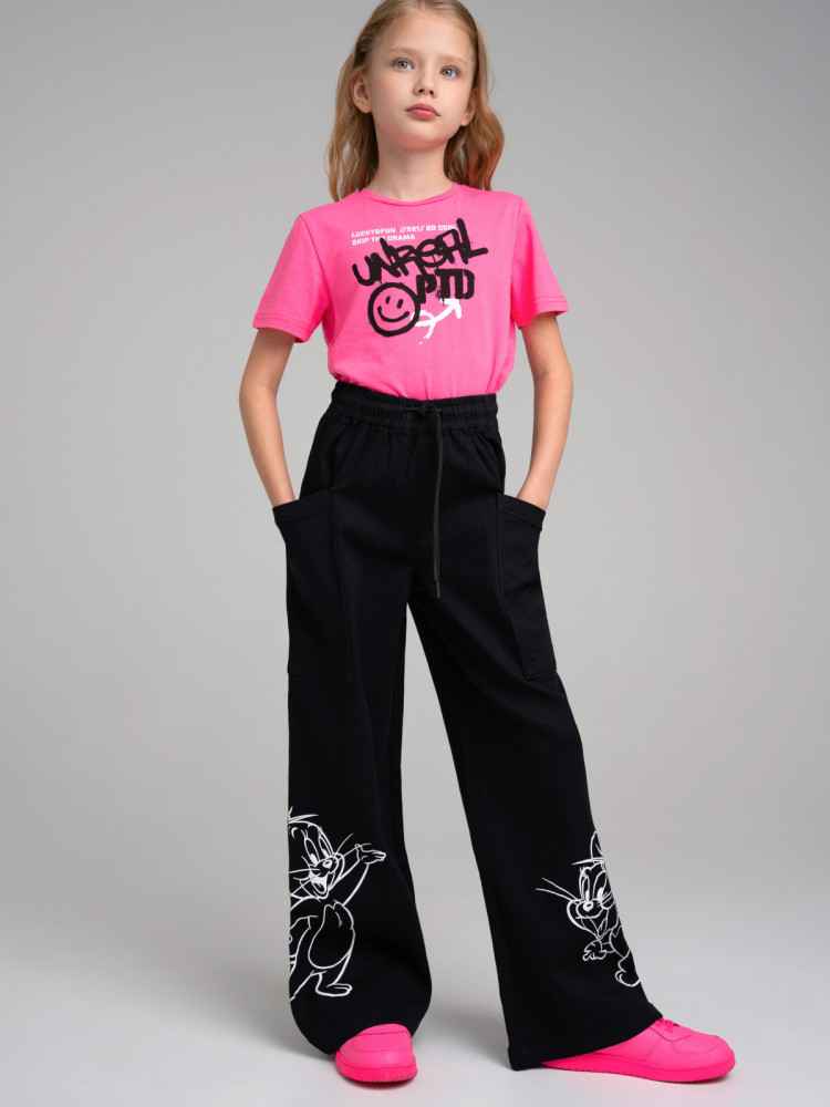 Джинсы для девочек | Play & Joy | PlayToday