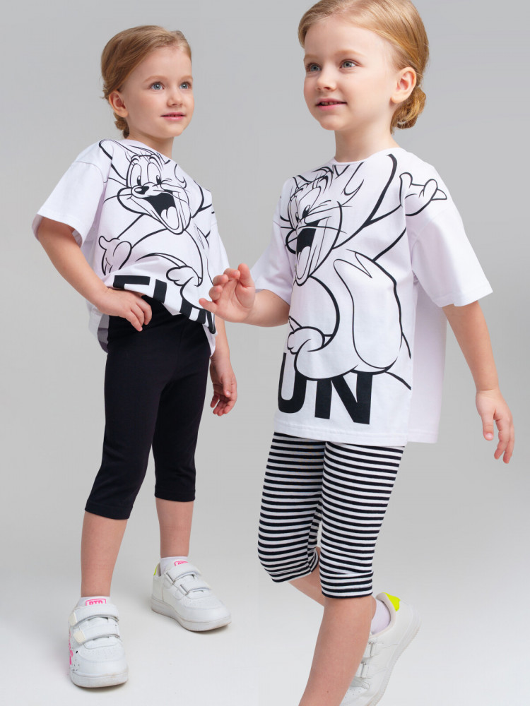 Комплект легинсов для девочек | Play & Joy | PlayToday