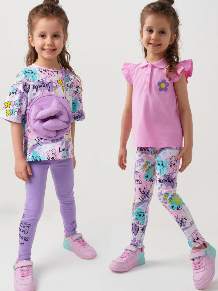 Комплект легинсов для девочек | Digital Universe | PlayToday