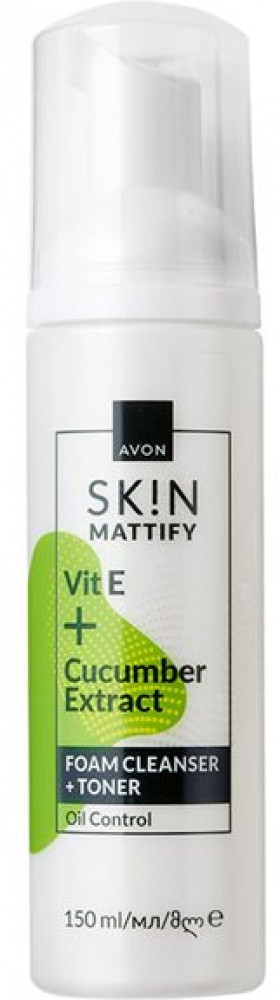 Пенка для умывания и тонер с витамином Е «Матовый эффект» | Avon