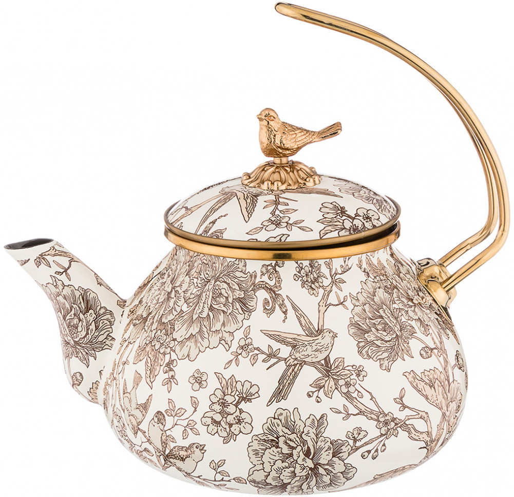 Чайник эмалированный «Птичка» | Винтаж. Птичка | Lefard