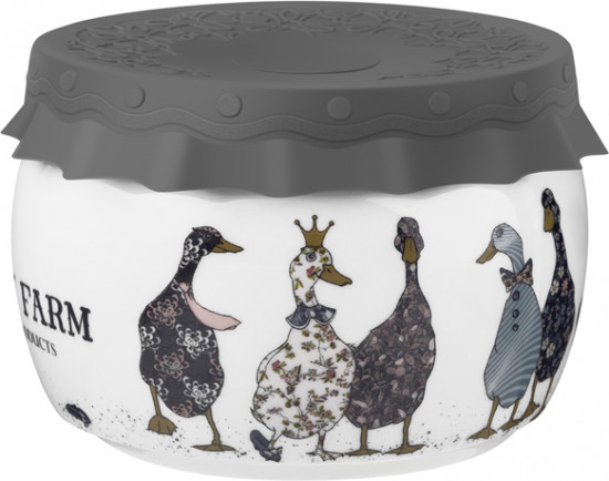 Банка с силиконовой крышкой «Family Farm»
