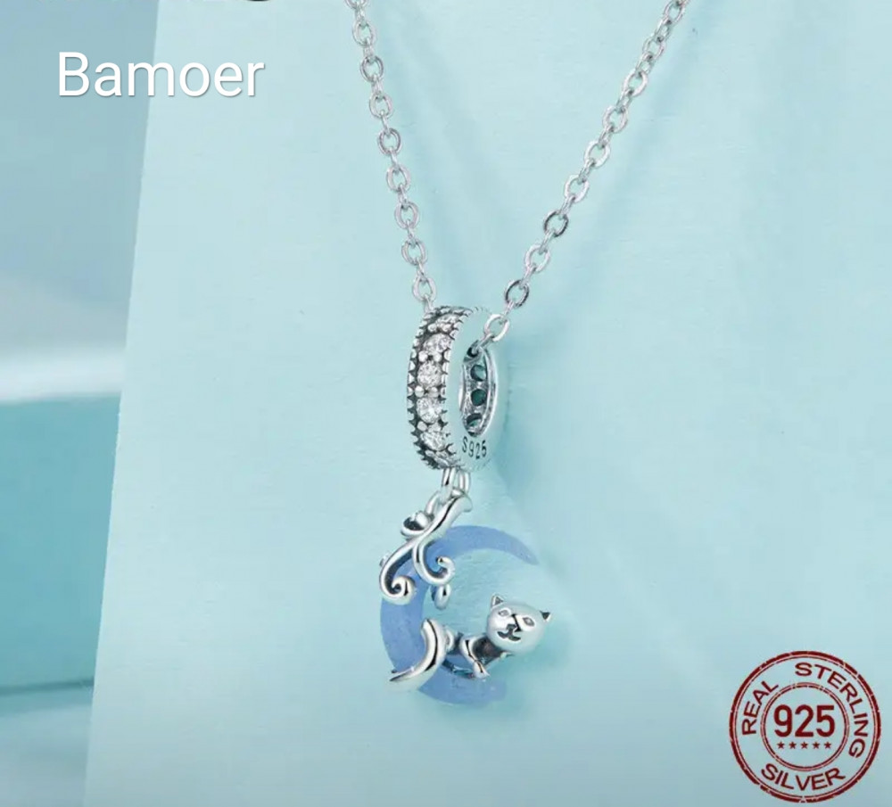 Шарм «Светящийся в темноте кот» | Bamoer