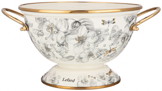 Дуршлаг эмалированный «Яблоневый сад»