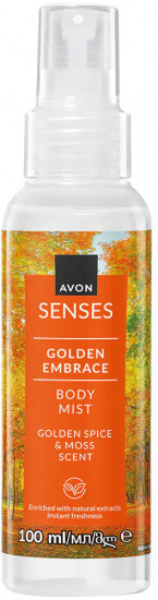 Освежающий лосьон-спрей для тела «Прикосновение золота»