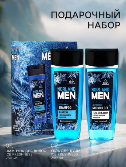 Подарочный набор мужской «Norland Men Ice Freshness»