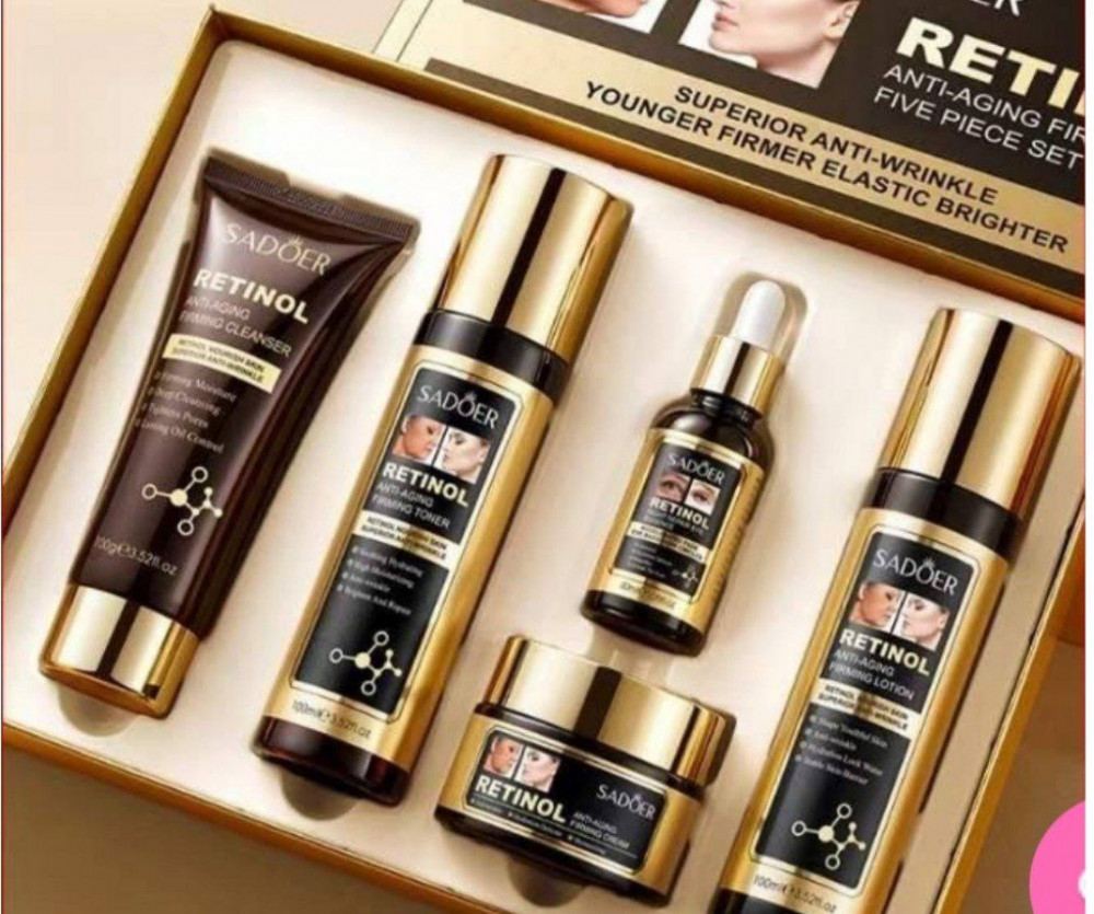 Подарочный набор по уходу за лицом с ретинолом | SADOER
