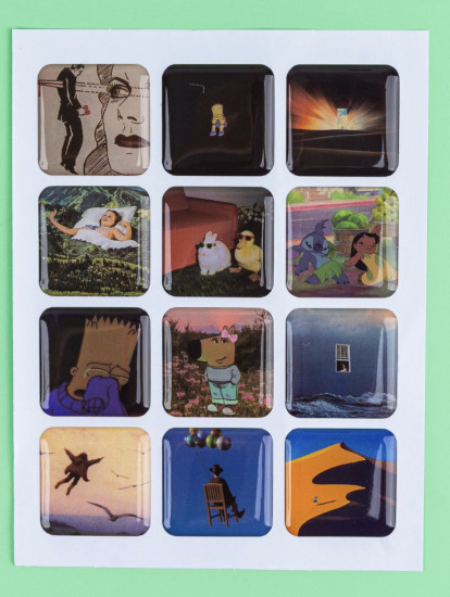 Набор стикеров 3D