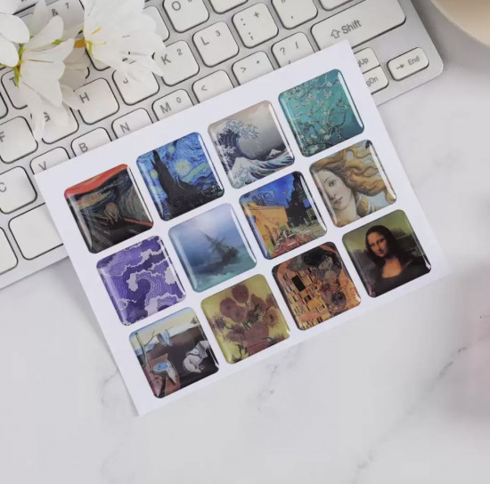 Набор стикеров 3D