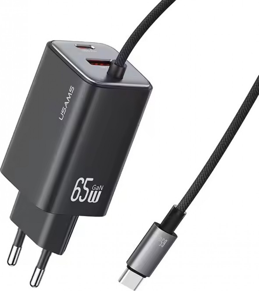 СЗУ CC266 JC Series 65W USB+Type-C порты с кабелем Type-C | Usams