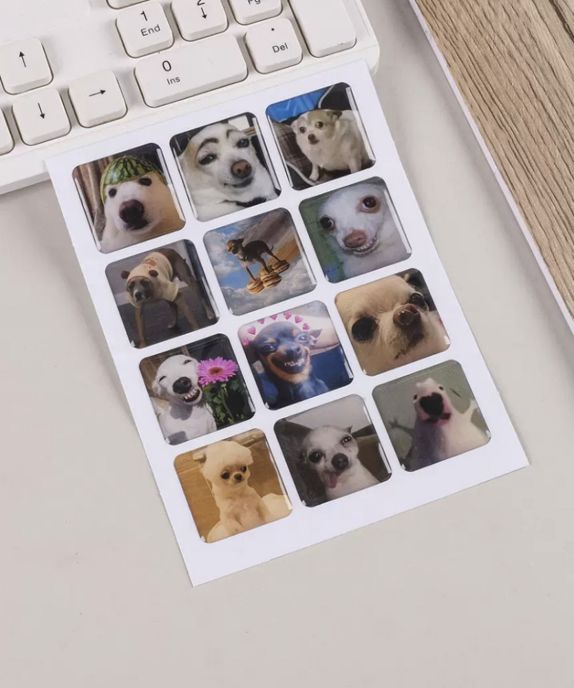 Набор стикеров 3D