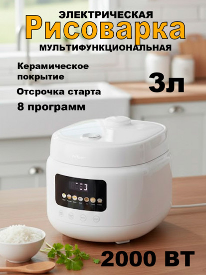 Рисоварка электрическая многофункциональная 2000ВТ TT-30WB