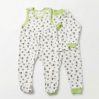 экрю/салатовый