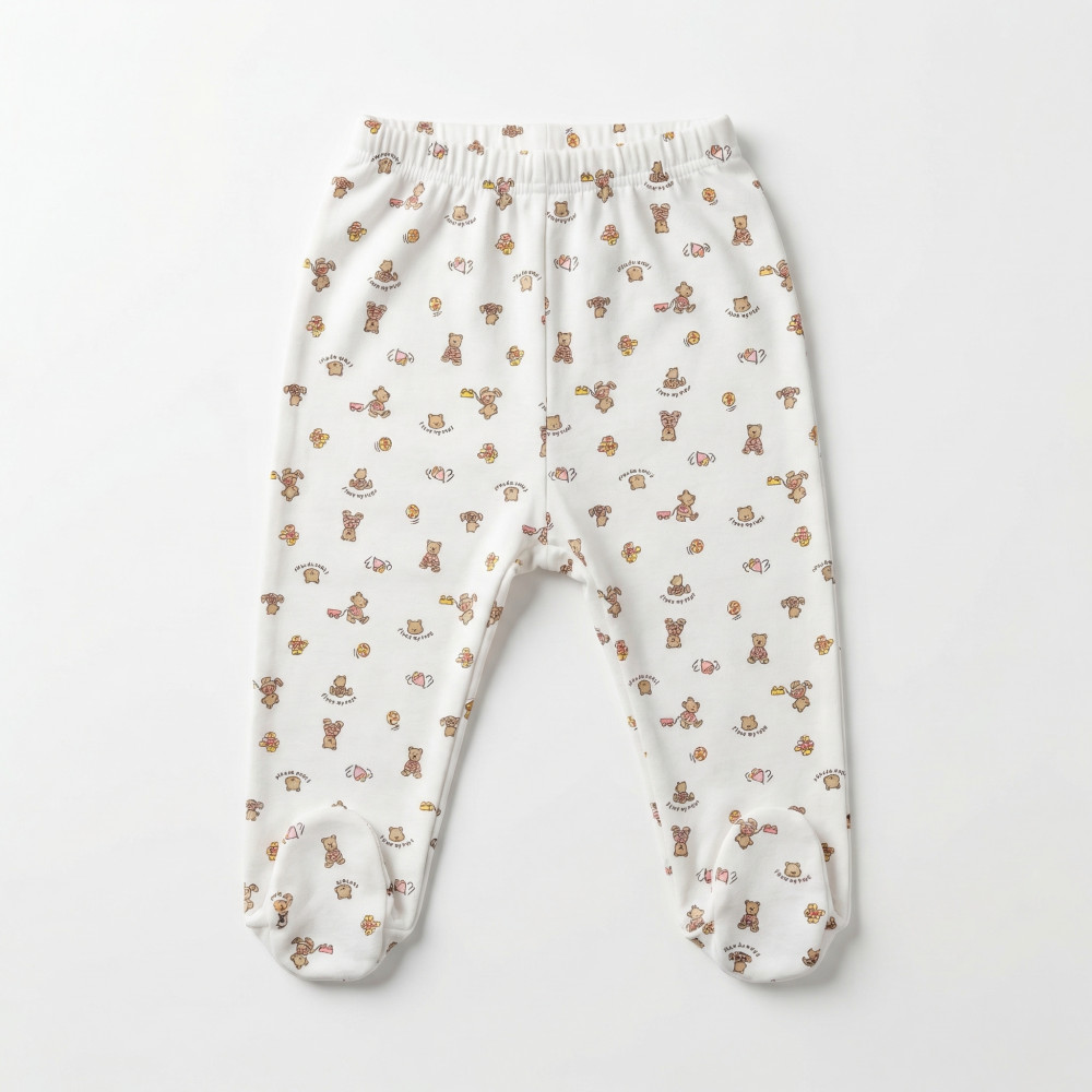Комплект ползунков «Медведь» | UzCotton