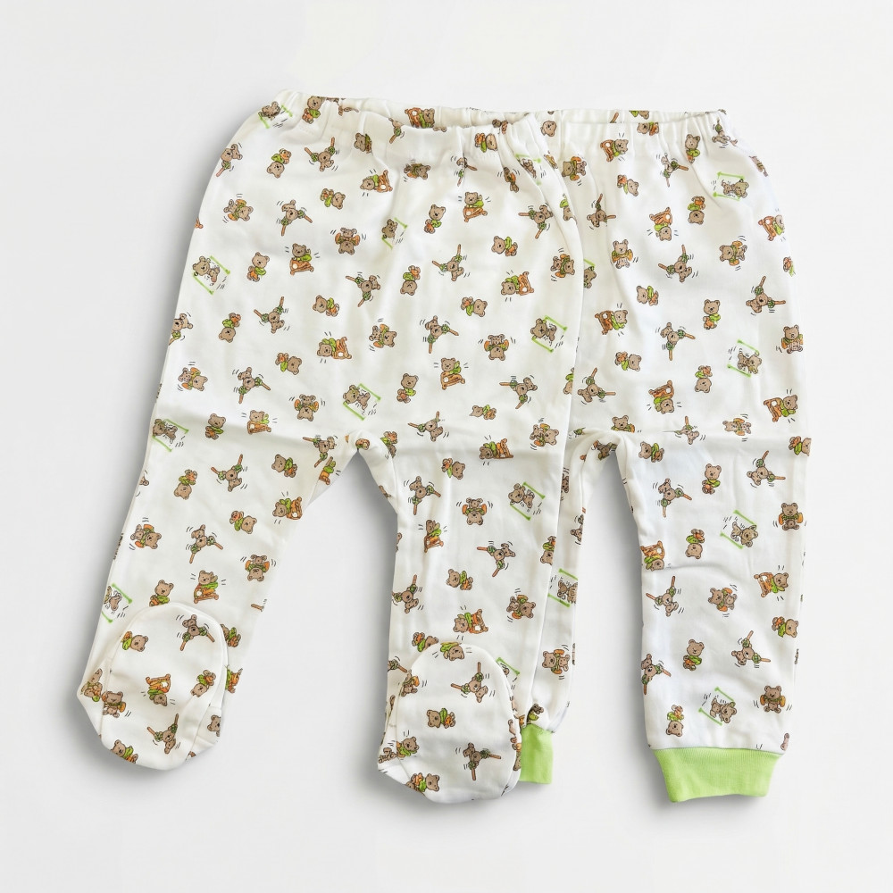 Комплект ползунков «Медведь» | UzCotton