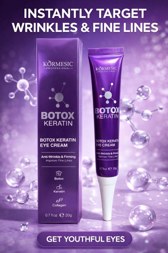 Антивозрастной крем для кожи вокруг глаз «Botox Keratin Eye Cream» | Kormesic