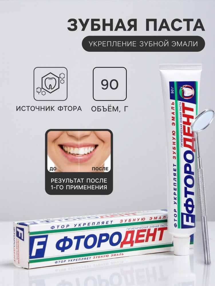 Зубная паста «Фтородент» | Аванта