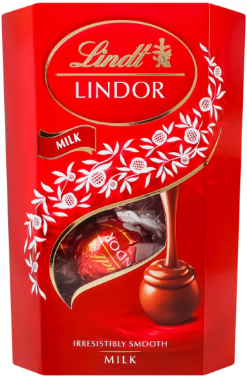 Набор конфет из молочного шоколада с тающей начинкой