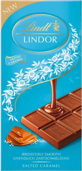 Шоколад молочный с морской солью и тающей карамельной начинкой