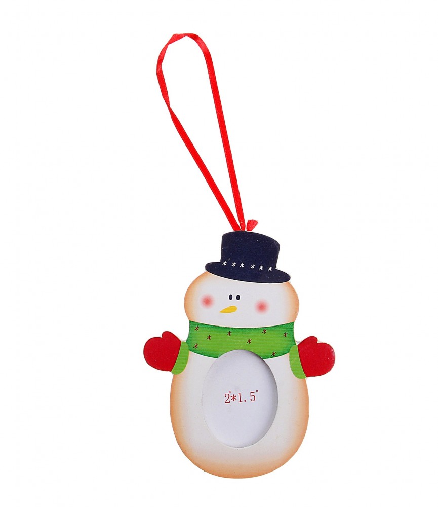 Фоторамка детская «Снеговик в шляпе»