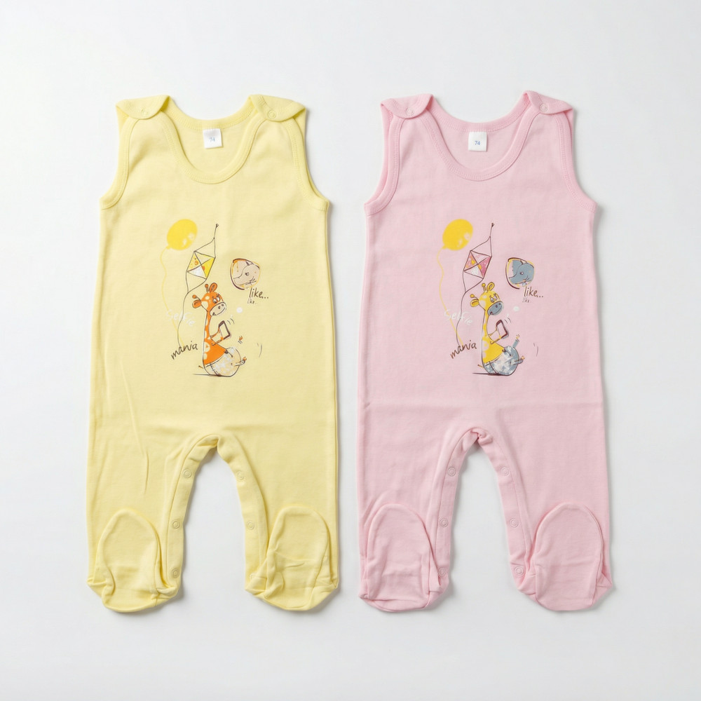 Комплект ползунков «Жираф» | UzCotton