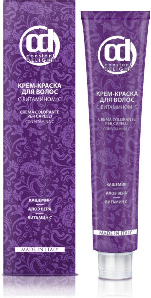 Крем-краска для волос с витамином С, оттенок 10/2 светлый блондин пепельный | Constant Delight