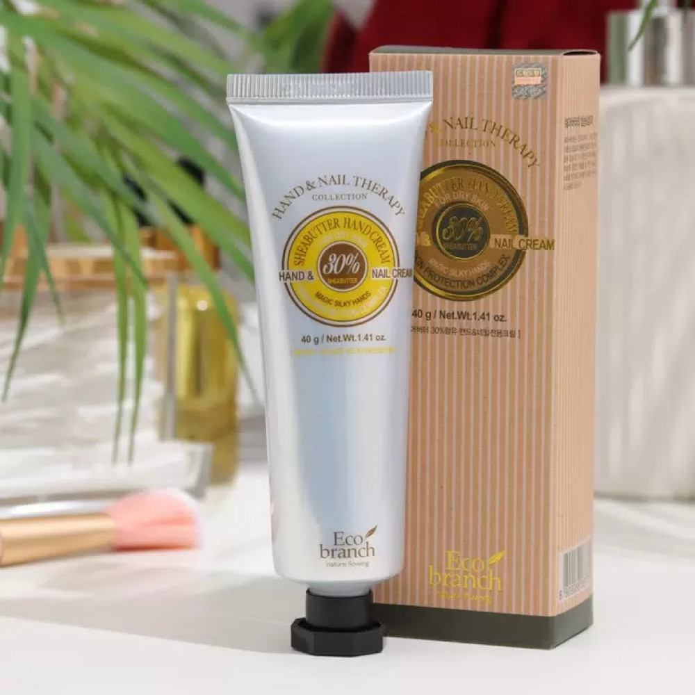 Питательный крем для рук и ногтей «Natural 30% Shea Butter Hand&Nail Cream» | Eco Branch