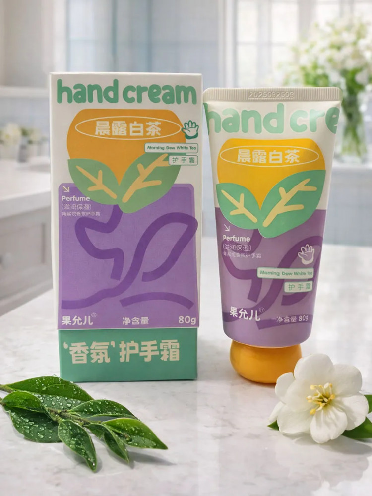 Парфюмированный крем для рук «Белый чай с утренней росой»