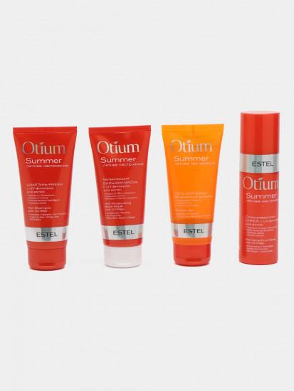 Набор для ухода за волосами в косметичке «Лето с собой»