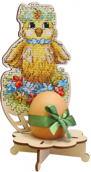 Набор для вышивания на деревянной основе «Цыпленок»