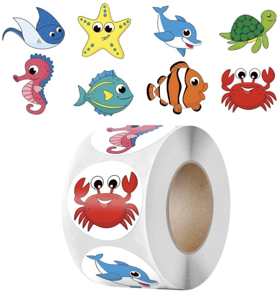 Набор наклеек в рулоне «Подводный мир»