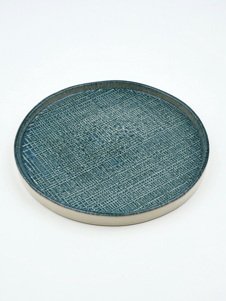 Тарелка плоская «Глазурь» | Dolce Ceramo