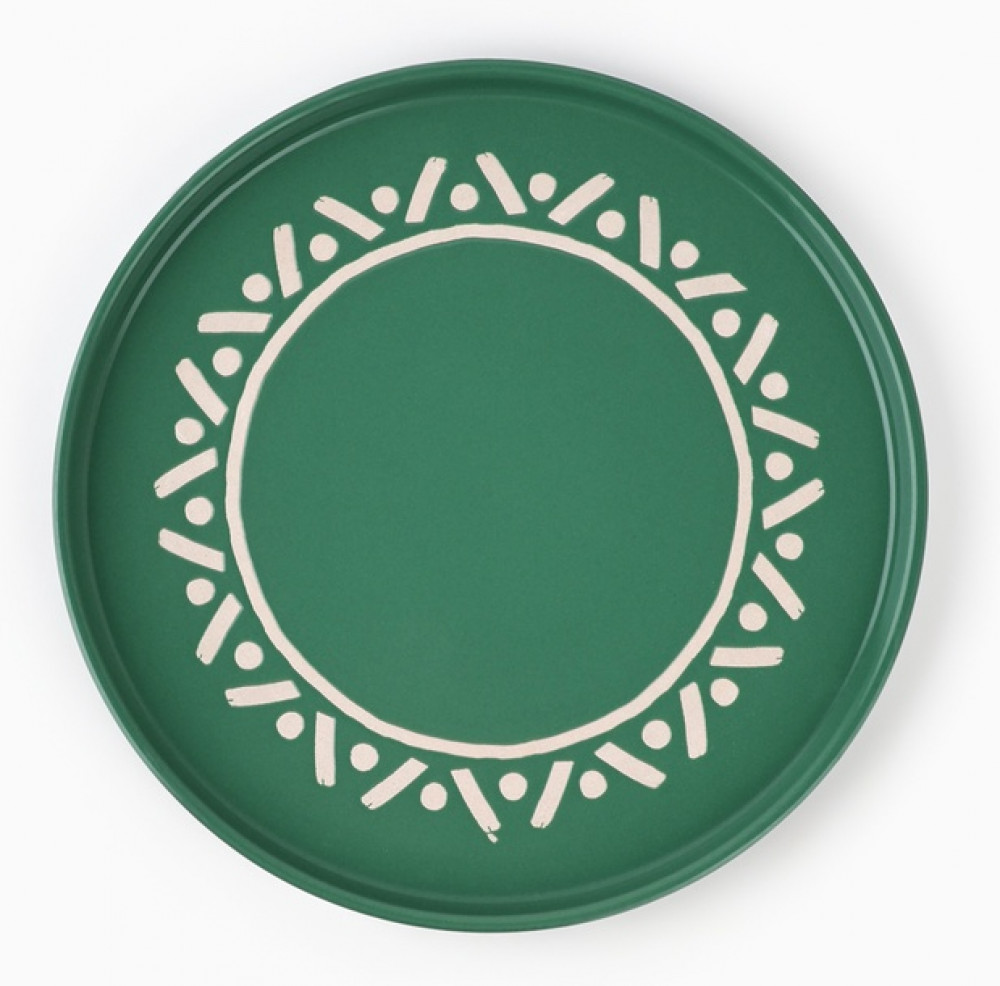 Тарелка плоская «Орнамент» | Dolce Ceramo