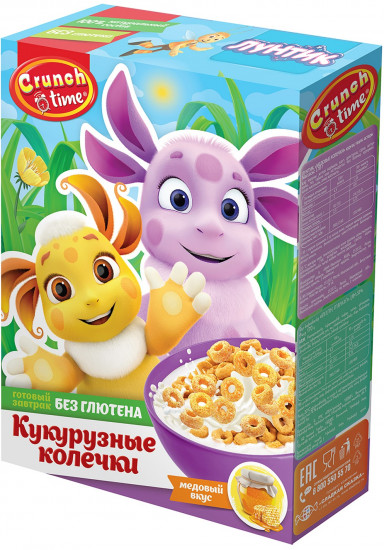 Сухой завтрак co вкусом меда «Лунтик»