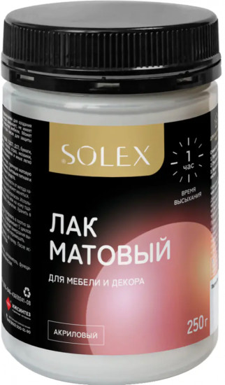 Лак матовый для мебели и декора