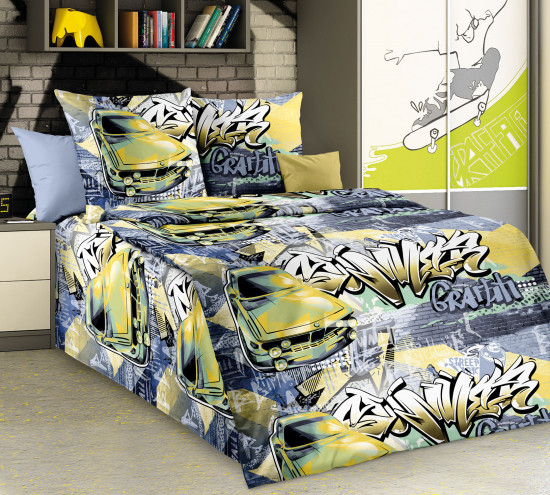 Простыня «Уличные гонки»
