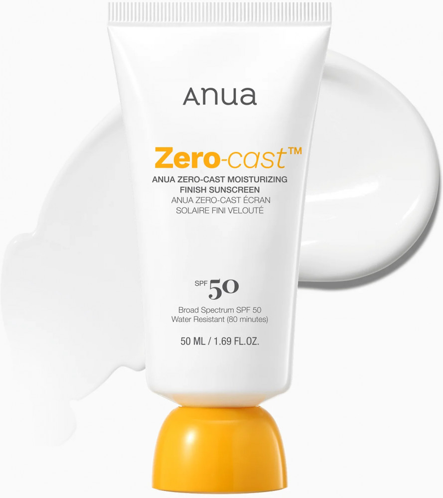 Солнцезащитный крем с СПФ «Zero-Cast Moisturizing Finish» SPF 50+ | Anua