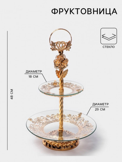 Этажерка-фруктовница «Расцвет»