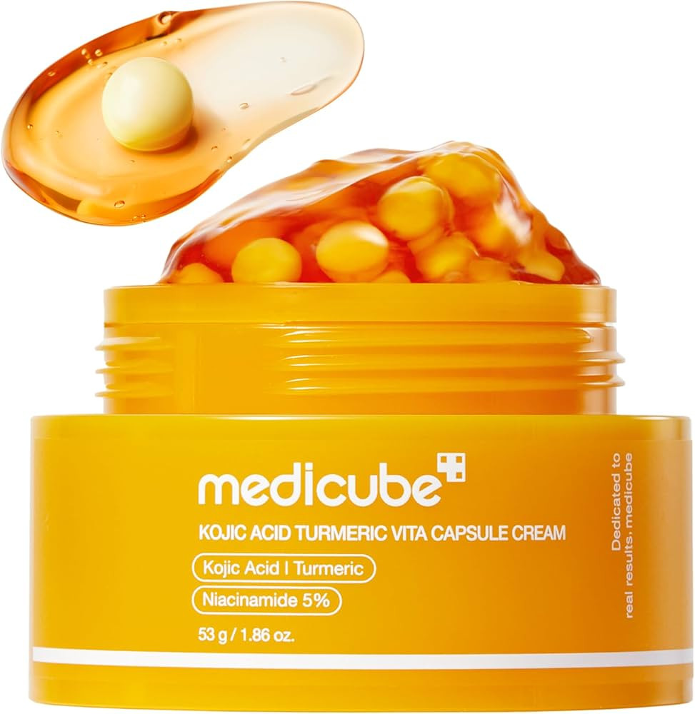 Осветляющий капсульный крем с койевой кислотой «Medicube Kojic Acid Turmeric» | Medicube