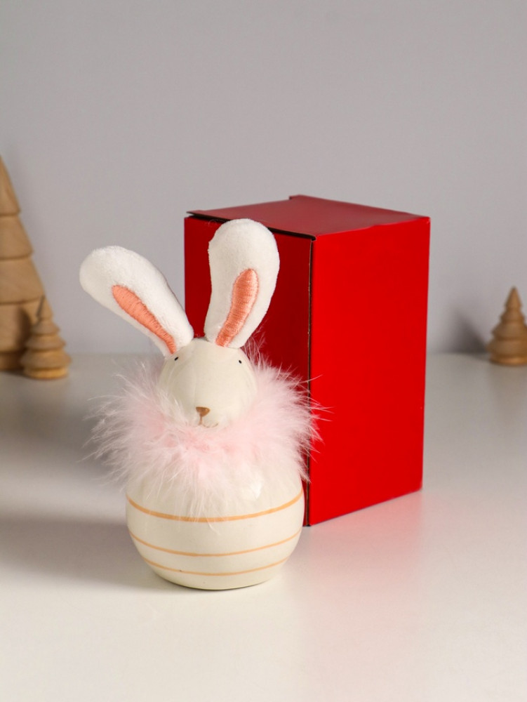 Фигурка «Зайчик с пухом