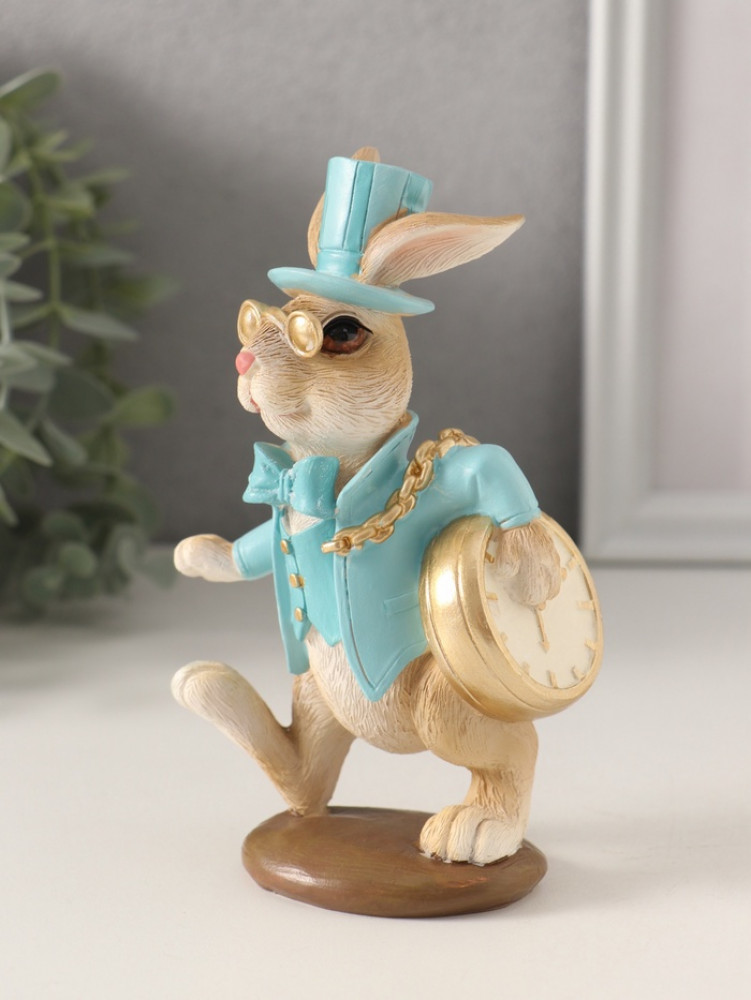 Фигурка «Заяц с карманными часами и в пенсне»