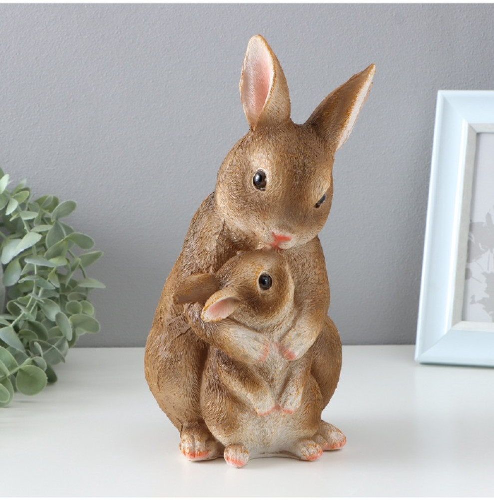 Фигурка «Зайчиха с зайчонком» | Take it easy