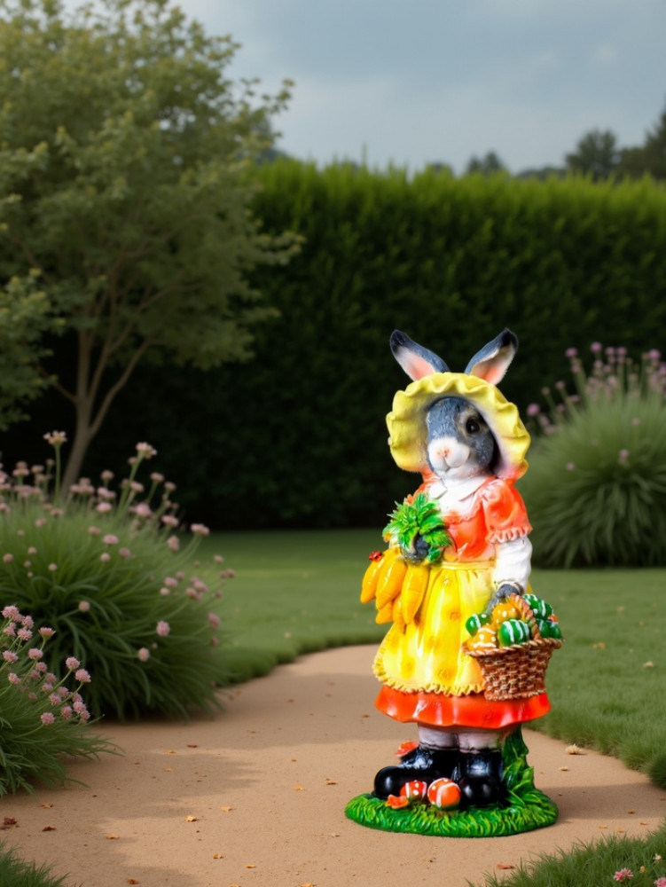 Фигура «Зайчиха с корзинкой» | Хорошие сувениры