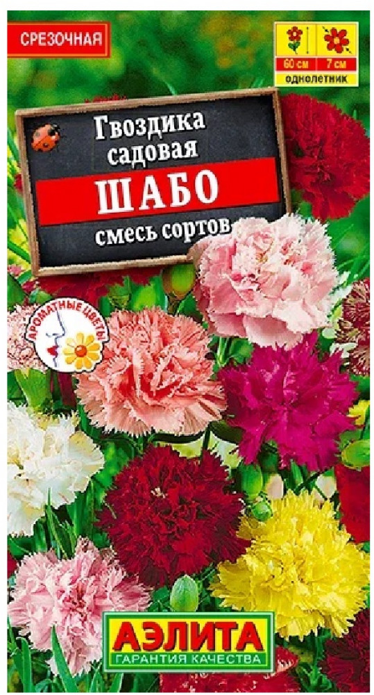 Гвоздика «Шабо смесь сортов» | Аэлита