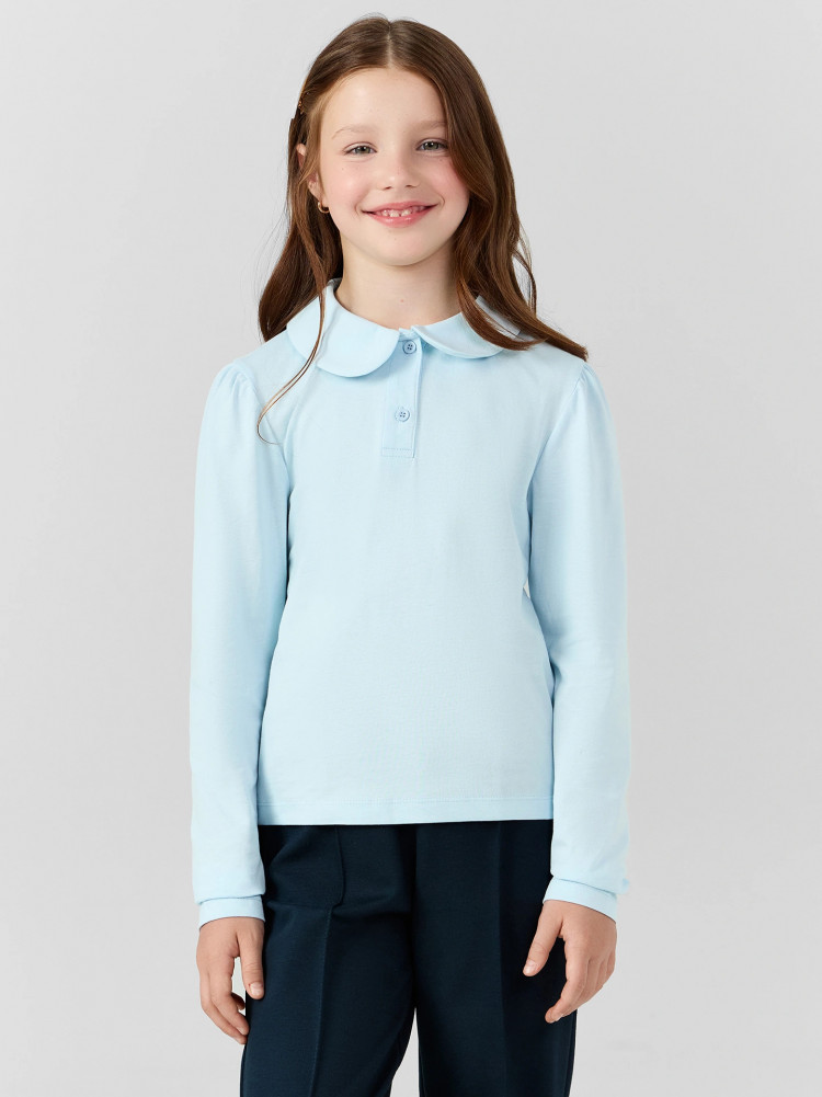 Лонгслив-поло для девочек | Mark Formelle