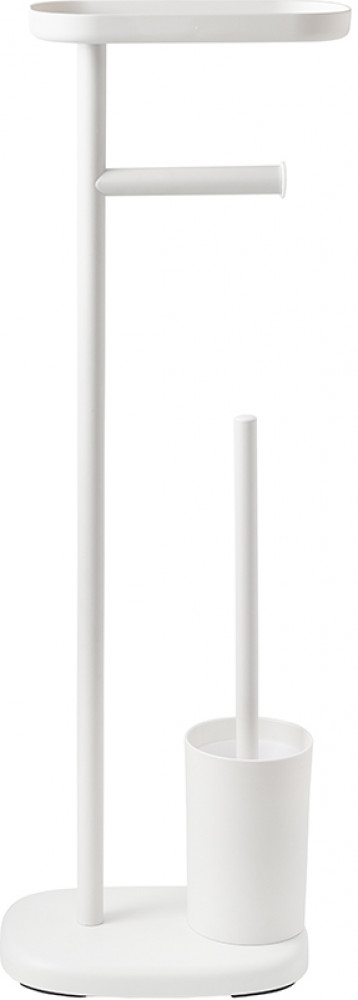 Держатель для туалетной бумаги с полочкой и ершиком «Slim» | Slim | Bergenson Bjorn