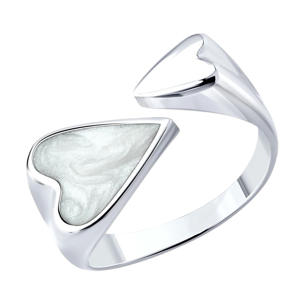 Кольцо из серебра с эмалью | Diamant