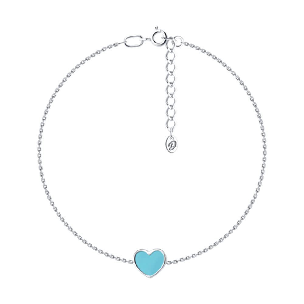 Браслет из серебра с эмалью | Diamant