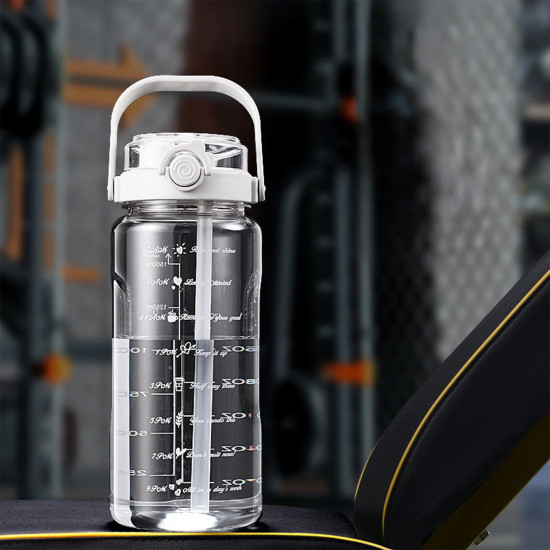 Бутылка для воды с трубочкой